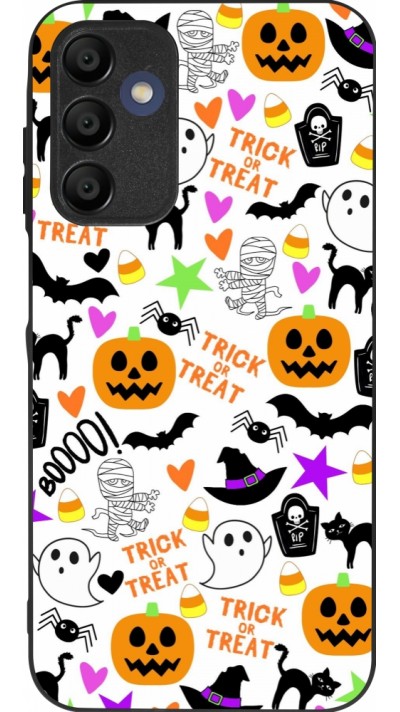 Samsung Galaxy A15 Case Hülle - Silikon schwarz Halloween 2024 trick or treat