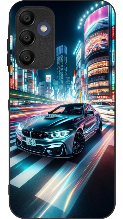 Samsung Galaxy A15 Case Hülle - Silikon schwarz BMW M4 Tokio Nacht