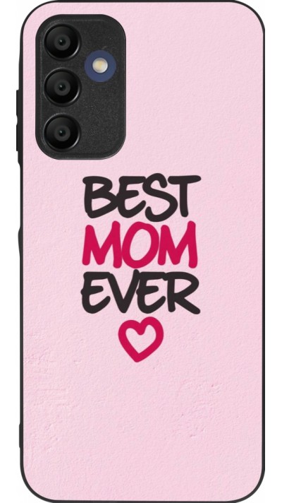 Samsung Galaxy A15 Case Hülle - Silikon schwarz Mom 2023 best Mom ever pink