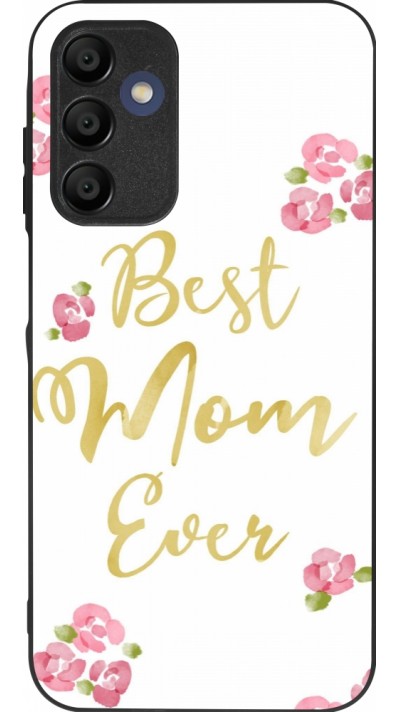 Samsung Galaxy A15 Case Hülle - Silikon schwarz Mom 2024 best Mom ever