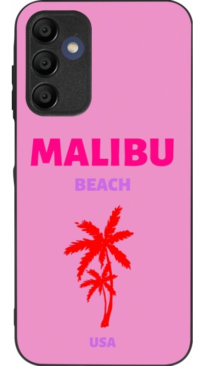 Samsung Galaxy A15 Case Hülle - Silikon schwarz Pop Summer Destination Malibu