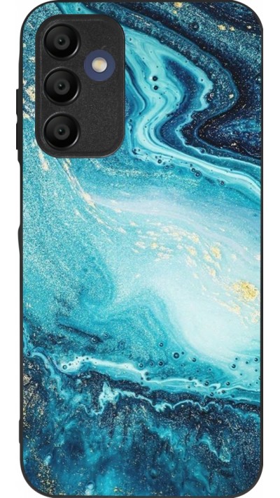 Samsung Galaxy A15 Case Hülle - Silikon schwarz Sea Foam Blue