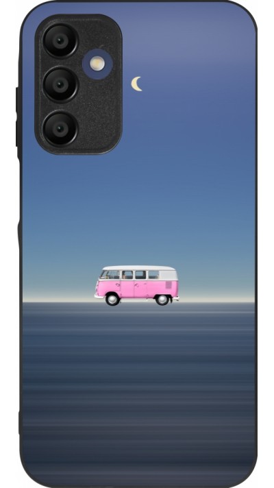 Coque Samsung Galaxy A15 - Silicone rigide noir Spring 23 pink bus