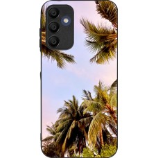 Samsung Galaxy A15 Case Hülle - Silikon schwarz Summer 2023 palm tree vibe