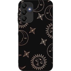 Samsung Galaxy A15 Case Hülle - Silikon schwarz Suns and Moons