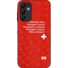 Samsung Galaxy A15 Case Hülle - Silikon schwarz Swiss Passport