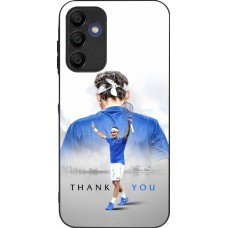 Samsung Galaxy A15 Case Hülle - Silikon schwarz Thank you Roger