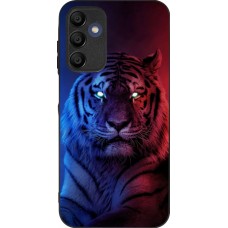 Samsung Galaxy A15 Case Hülle - Silikon schwarz Tiger Blue Red