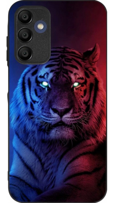 Samsung Galaxy A15 Case Hülle - Silikon schwarz Tiger Blue Red