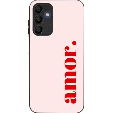 Samsung Galaxy A15 Case Hülle - Silikon schwarz Valentine 2024 amor