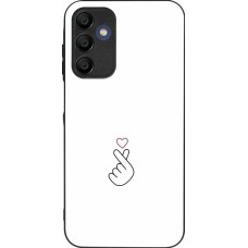 Samsung Galaxy A15 Case Hülle - Silikon schwarz Valentine 2024 heat by Millennials