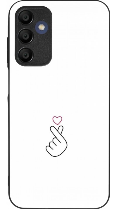 Samsung Galaxy A15 Case Hülle - Silikon schwarz Valentine 2024 heat by Millennials