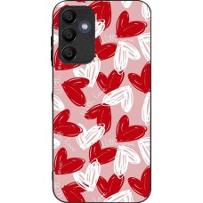 Samsung Galaxy A15 Case Hülle - Silikon schwarz Valentine 2024 with love heart