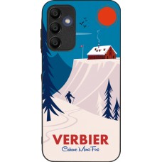 Samsung Galaxy A15 Case Hülle - Silikon schwarz Verbier Cabane Mont-Fort