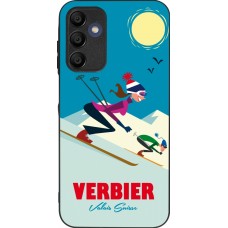 Samsung Galaxy A15 Case Hülle - Silikon schwarz Verbier Ski Downhill