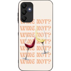 Samsung Galaxy A15 Case Hülle - Silikon schwarz Wine not