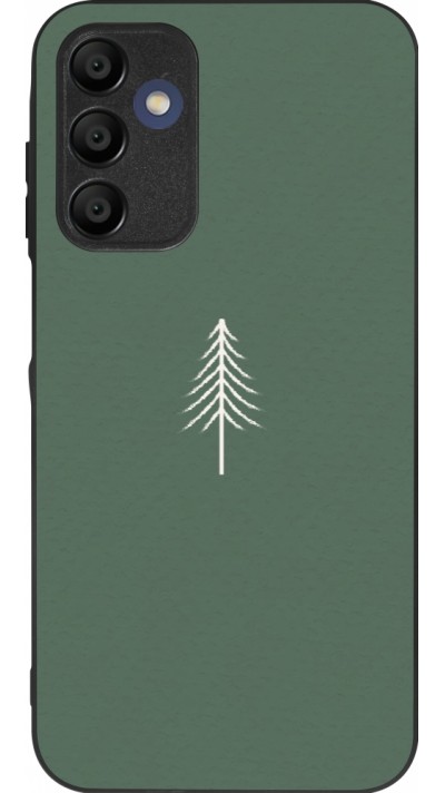 Samsung Galaxy A15 Case Hülle - Silikon schwarz Christmas 22 minimalist tree