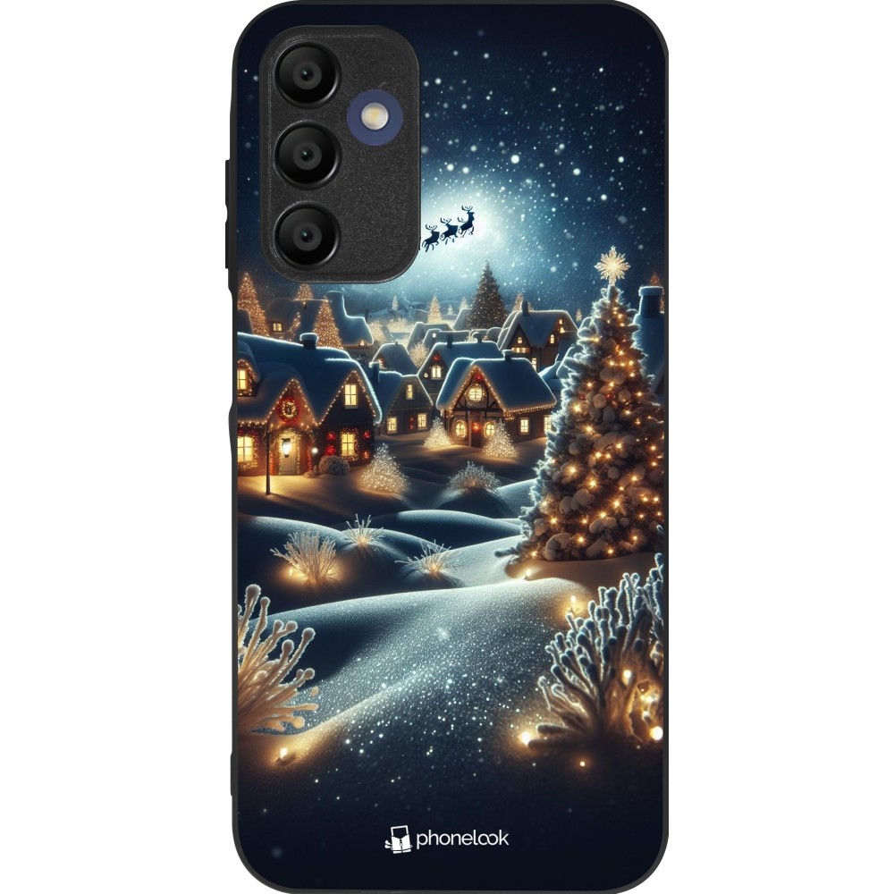 Samsung Galaxy A15 Case Hülle - Silikon schwarz Weihnachten 2023 Weihnachten steht vor der Tür