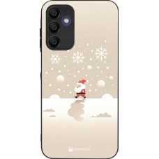 Samsung Galaxy A15 Case Hülle - Silikon schwarz Weihnachten 2023 Minimalistischer Weihnachtsmann