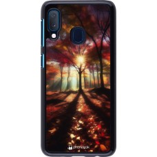 Samsung Galaxy A20e Case Hülle - Herbstlicher goldener Glanz