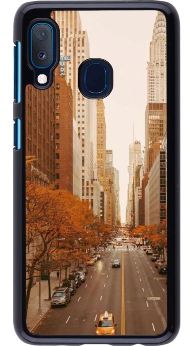 Samsung Galaxy A20e Case Hülle - Autumn 2024 New York city