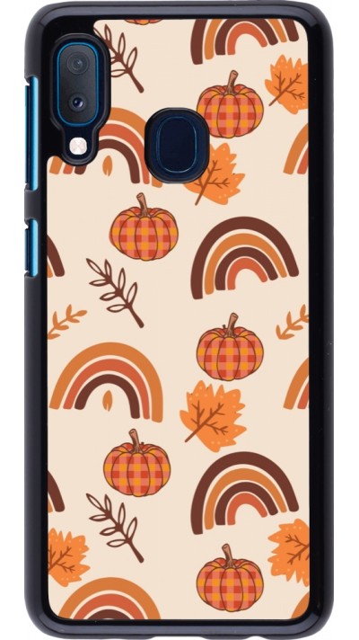 Samsung Galaxy A20e Case Hülle - Autumn 2024 rainbow