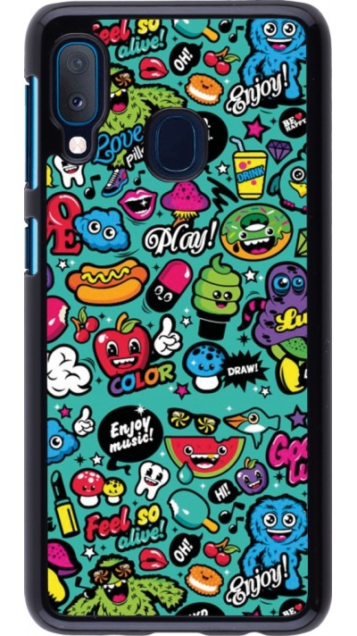 Samsung Galaxy A20e Case Hülle - Cartoons old school