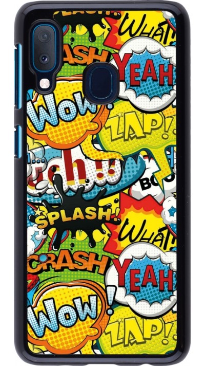 Samsung Galaxy A20e Case Hülle - Cartoons slogans