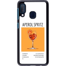 Samsung Galaxy A20e Case Hülle - Cocktail Rezept Aperol Spritz