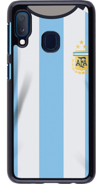 Samsung Galaxy A20e Case Hülle - Argentinien 2022 personalisierbares Fussballtrikot