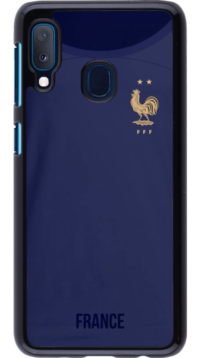 Samsung Galaxy A20e Case Hülle - Frankreich 2022 personalisierbares Fussballtrikot