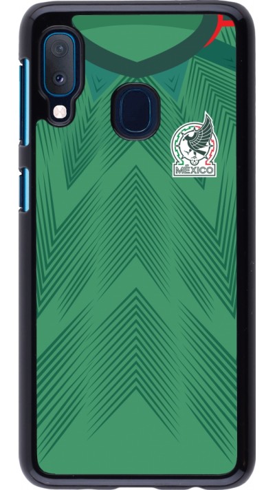 Samsung Galaxy A20e Case Hülle - Mexiko 2022 personalisierbares Fussballtrikot