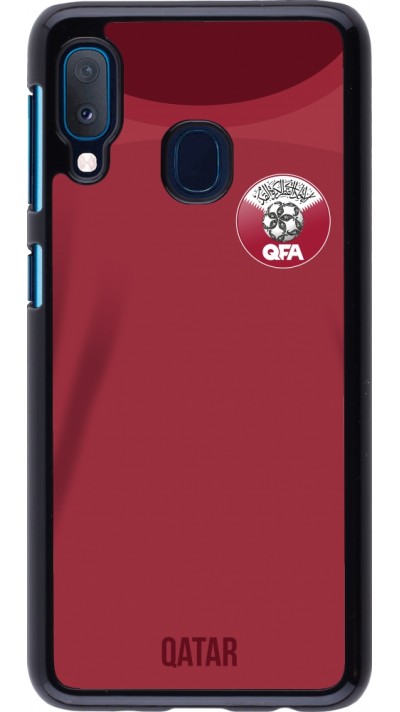 Samsung Galaxy A20e Case Hülle - Katar 2022 personalisierbares Fussballtrikot