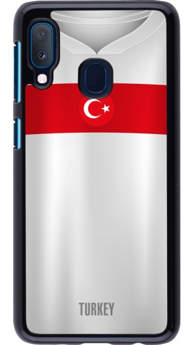 Coque Samsung Galaxy A20e - Maillot de football Turquie personnalisable