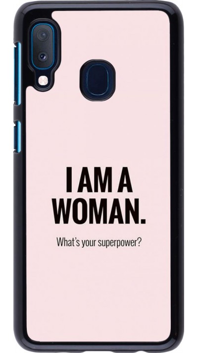 Hülle Samsung Galaxy A20e - I am a woman