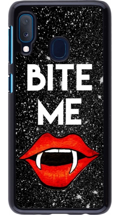 Samsung Galaxy A20e Case Hülle - Halloween 2024 bite me