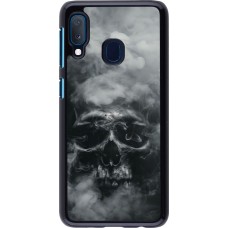 Samsung Galaxy A20e Case Hülle - Halloween 2024 smoky skull