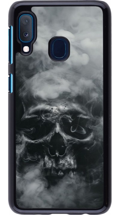 Samsung Galaxy A20e Case Hülle - Halloween 2024 smoky skull