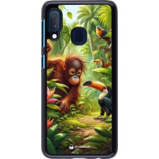 Samsung Galaxy A20e Case Hülle - Tropischer Dschungel Tayrona