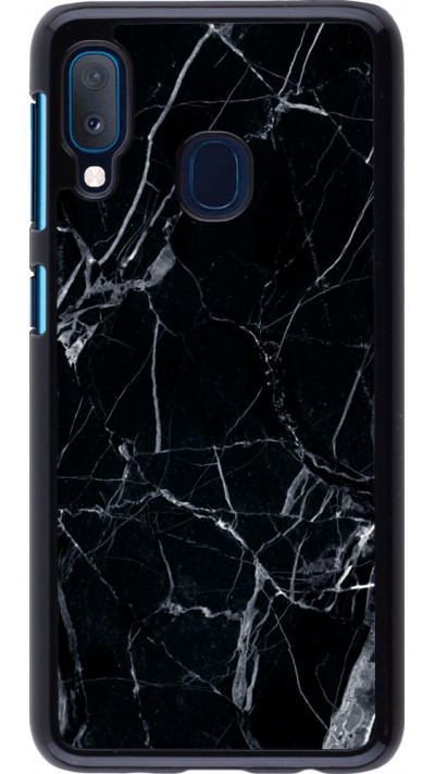 Hülle Samsung Galaxy A20e - Marble Black 01