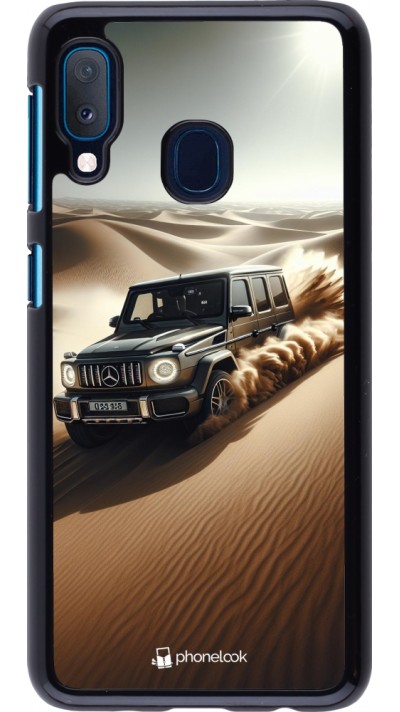 Samsung Galaxy A20e Case Hülle - Mercedes G Drift Wueste