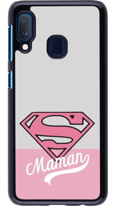 Samsung Galaxy A20e Case Hülle - Mom 2024 Super hero maman