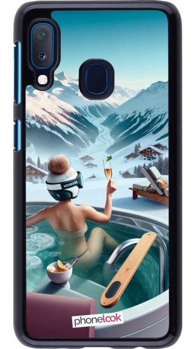 Samsung Galaxy A20e Case Hülle - Berg Glamour Whirlpool