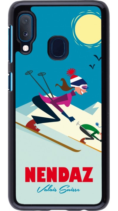 Coque Samsung Galaxy A20e - Nendaz Ski Downhill