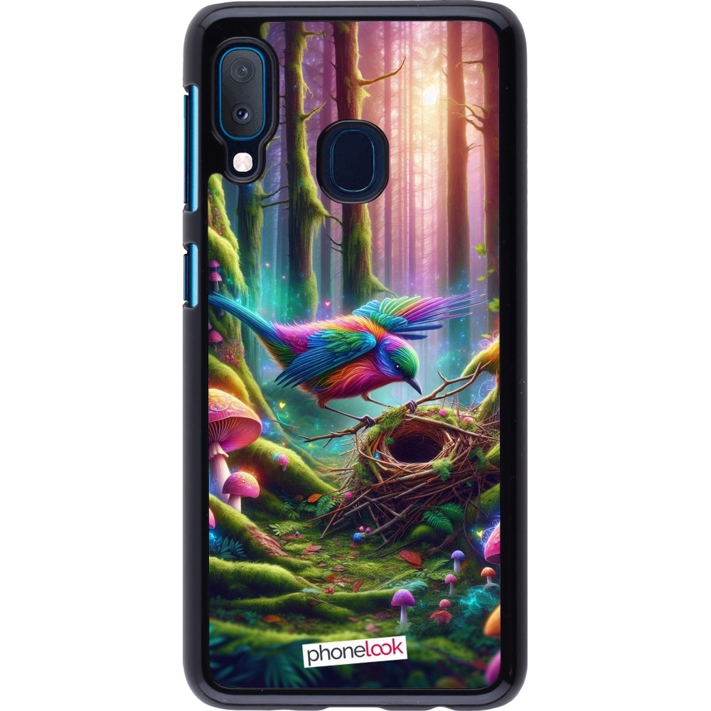 Samsung Galaxy A20e Case Hülle - Vogel Nest Wald