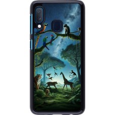 Samsung Galaxy A20e Case Hülle - Paradies der exotischen Tiere