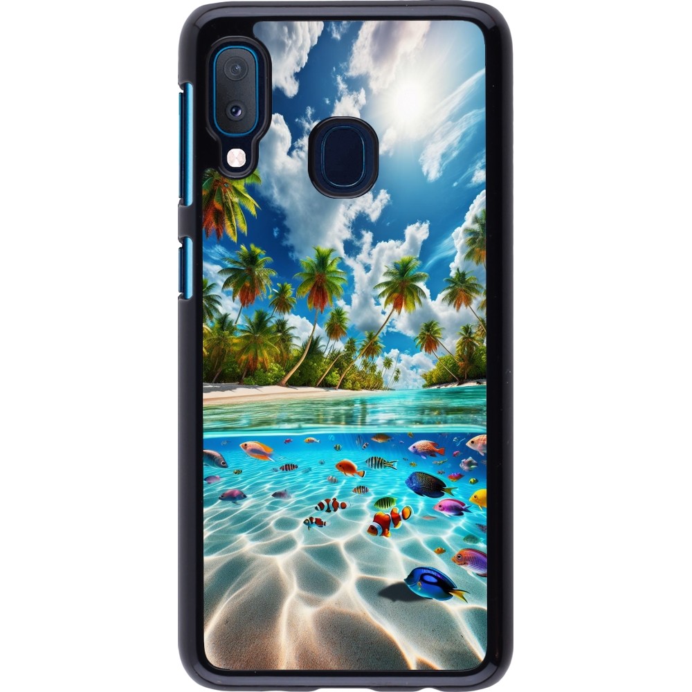 Samsung Galaxy A20e Case Hülle - Strandparadies