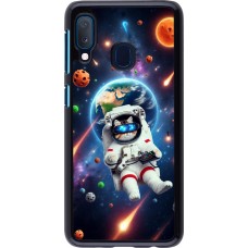 Samsung Galaxy A20e Case Hülle - VR SpaceCat Odyssee