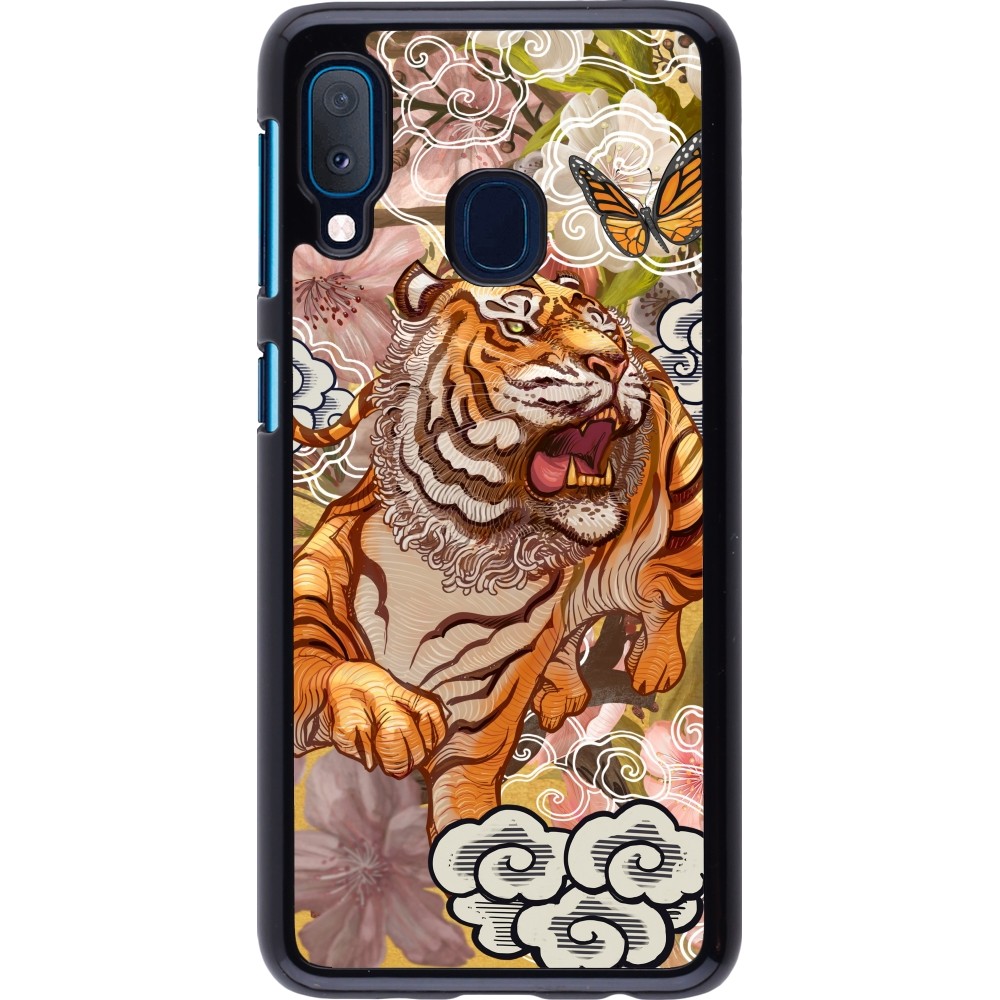 Samsung Galaxy A20e Case Hülle - Spring 23 japanese tiger