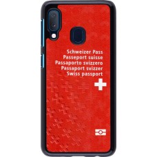 Coque Samsung Galaxy A20e - Swiss Passport